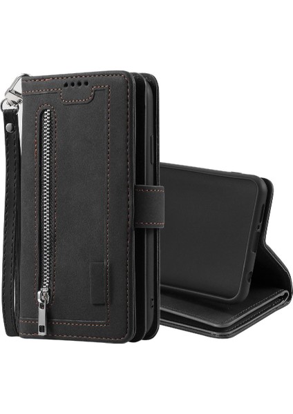 Xiaomi Redmi Not 9 Pro Max Için Flip Case Kordon 9 Kart Yuvaları Cüzdan Pu (Yurt Dışından)