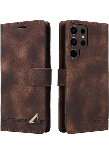 Samsung Galaxy S24 Için Flip Case Ultra Cüzdan Kapak Kapak Darbeye Vaka (Yurt Dışından)