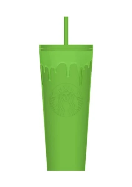 Starbucks® Karanlıkta Parlayan Plastik Soğuk Içecek Bardağı - Yeşil - 710 ml - 11159426