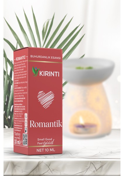 Romantik Kokulu Buhurdanlık Esansı 10 ml