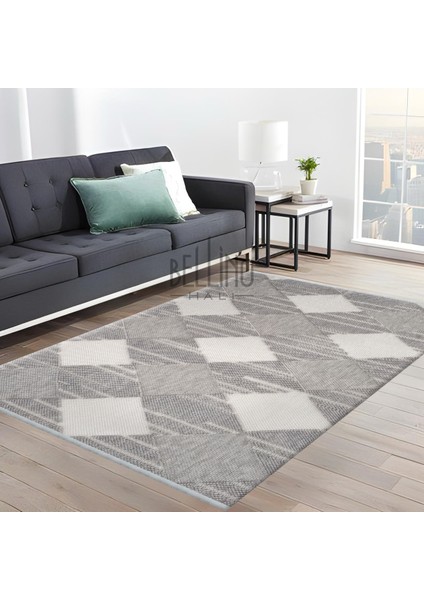 Yıkanabilir Kaymaz Taban Halı Pamuk Kilim Baklava Desenli Salon,Mutfak Halısı Ve Yolluk
