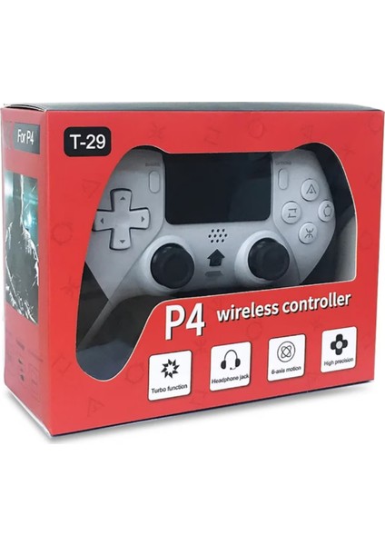 T29 Ps4 Gamepad, Bluetooth Kablosuz ve Kablolu Çift Motorlu, Dokunmatik Ekranlı P4 fiyatları