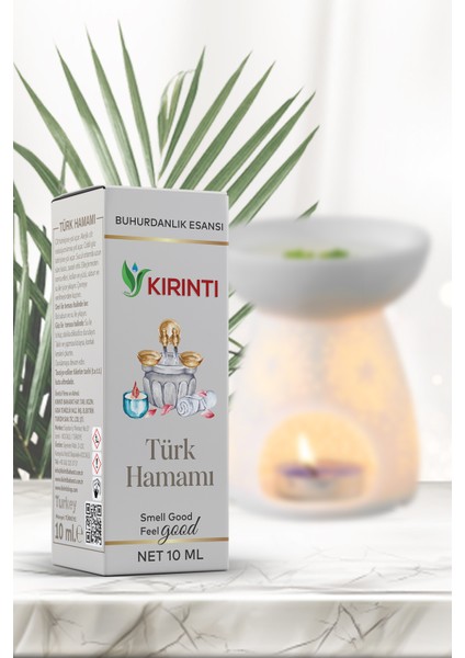 Türk Hamamı Kokulu Buhurdanlık Esansı 10 ml