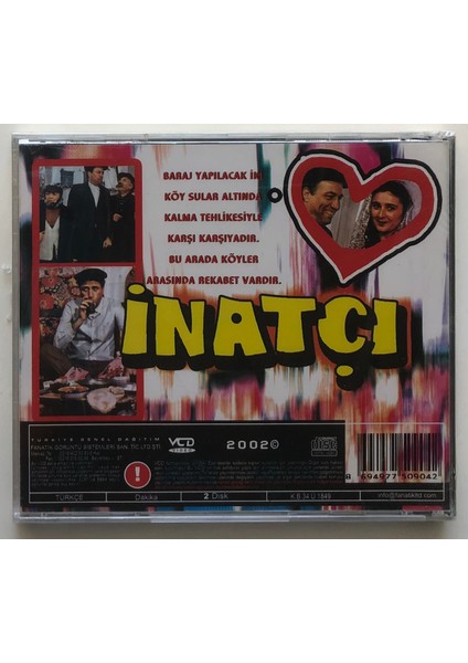 Kemal Sunal Inatçı VCD (Jelatininde Orjnal Dönem Baskı Vcd)