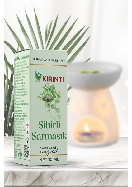 Sihirli Sarmaşık Kokulu Buhurdanlık Esansı 10 ml