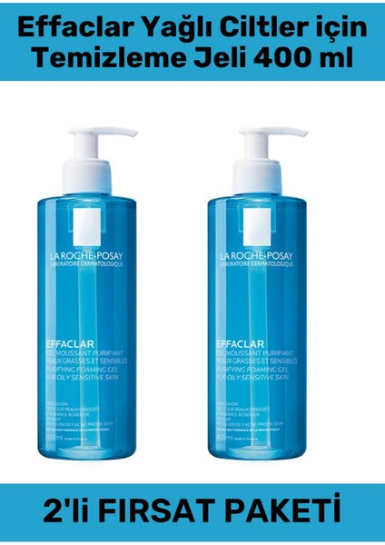 La Roche Posay Effaclar Jel 400 ml - 2 Adet