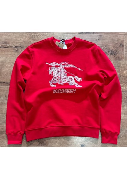 Ekd Işlemeli Pamuklu Sweatshirt