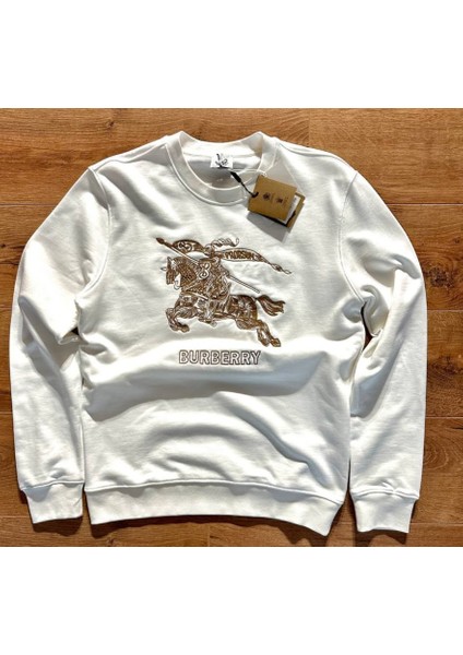 Ekd Işlemeli Pamuklu Sweatshirt