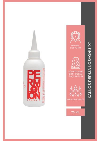 Kallos Perma Losyonu 'x' 75ML