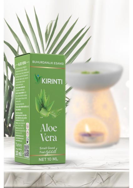 Aloe Vera Kokulu Buhurdanlık Esansı 10 ml