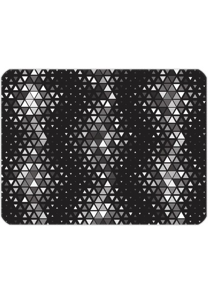 40X30CM Gaming Oyuncu Mousepad Kaymaz Kauçuk Taban Dikişli Kenar Geometric Shapes MP234030