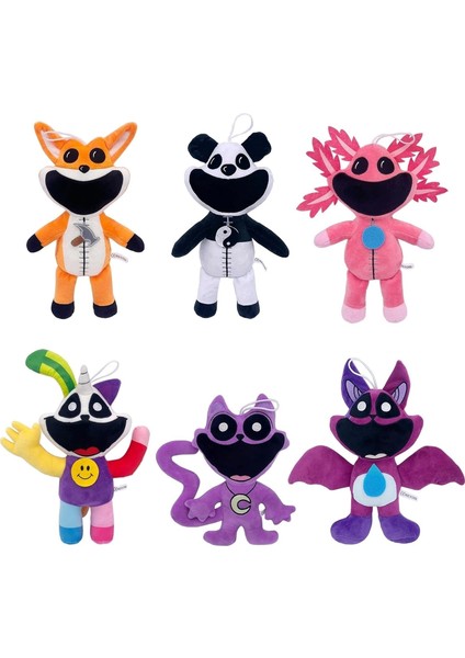Gülümseyen Critters Karanlıkta Parlayan Mor Kedi Dalgası, Haşhaş Oyun Zamanı Gülümseyen Critters Tavşan Peluş Oyuncak, Gülümseyen Critters Dogday Doldurulmuş Hayvan (Renk: Semender (Yurt Dışından)