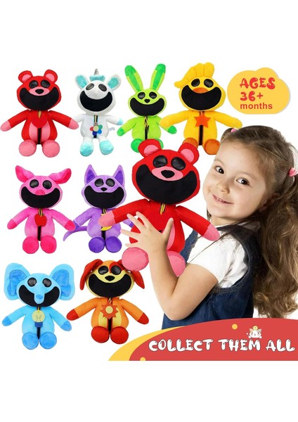 Gülen Yaratıklar Peluş, 12'li Gülen Yaratıklar Peluşlar Doldurulmuş Hayvan Yastık Bebek Oyuncakları Oyun Hayranları Için Çocuk Erkek Kız Doğum Günü Noel (Bluecraflycorn) (Yurt Dışından) indirimleri