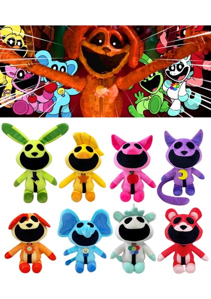 11.8 Inç Smiling Critters Peluş Oyuncaklar, Catnap, Doaday,kickinchicken,smiling Critters,pp Bölüm 3 Derin Uyku Oyunu Hayranları Çocuklar Için Tercih Edilen Hediyeleri Tercih Ediyo (Yurt Dışından)