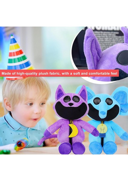 Gülen Yaratıklar Peluş, 12'li Gülen Yaratıklar Peluşlar Doldurulmuş Hayvan Yastık Bebek Oyuncakları Oyun Hayranları Için Çocuk Erkek Kız Doğum Günü Noel (Kırmızı) (Yurt Dışından)