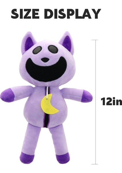 12 Inç Smiling Critters Peluş, Catnap Peluş, Doldurulmuş Hayvanlar Peluş, Gülümseyen Critters Peluş Oyuncaklar Hayranları Için Çocuk Erkek Kız Doğum Günü Partisi Paskalya Hediyeler (Yurt Dışından)