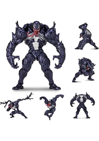 Venom Aksiyon Figürü Bebek Model Oyuncak Bebek, Venom Legends Serisi Carnage Anime Aksiyon Pvc Şekil Hareketli Karakterler Modeli Heykel Oyuncaklar Koleksiyon Masaüstü Dekorasyon S (Yurt Dışından)