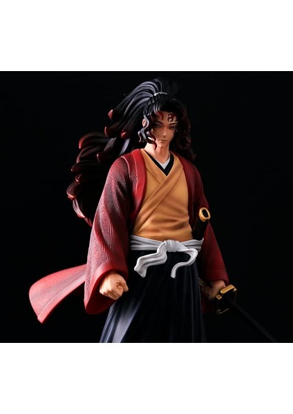 Yoriichi Tsugikuni Şekil Anime Heykeli Modeli Renkli Masaüstü Dekorasyon Hediye Anime Fan Koleksiyonu (30CM/11.8) (Yurt Dışından)