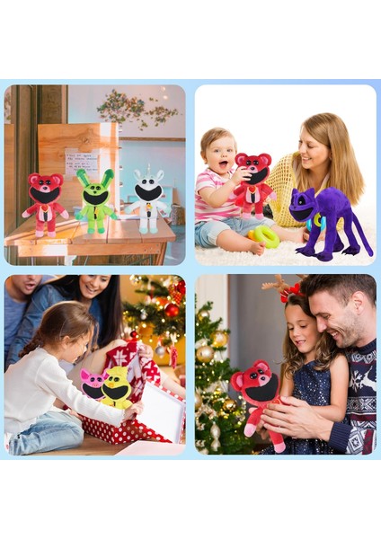 Catnap Peluş Oyuncak, 12 Inç Sevimli Gülümseyen Yaratıklar Peluş, Oyun Hayranları Için Eğlenceli ve Ideal Hediye (Mavi) (Yurt Dışından)