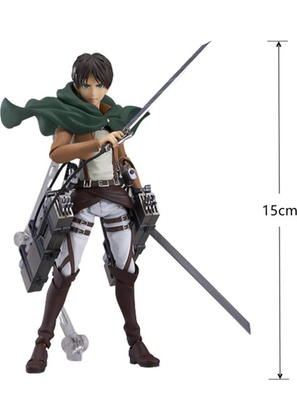 Mikasa Ackerman Aksiyon Figürü - 15 cm Anime Şekil Modeli Heykeli, Değiştirilebilir Yüz, Ortak Hareketli, Çizgi Film Karakteri Heykelcik El Yapımı Koleksiyon Masaüstü Dekorasyon Ha (Yurt Dışından) fiyatları