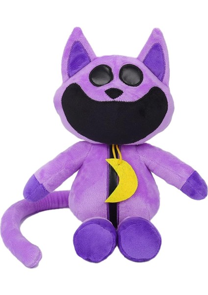 Smiling Critters Peluş Oyuncak, Catnap Peluş Gülümseyen Critters Yastık Serisi Şekil Basınç Tahliye Peluş Bebek Hayranlar Için Hediyeler, Doğum Günü ve Noel (Mor) (Yurt Dışından)