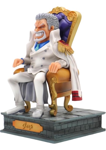 Garp Şekil Taht Anime Karakter Modelleri Figürler Koleksiyonu Oyuncaklar Dekoratif 20 Cm/7.9 Inç (Beyaz) (Yurt Dışından)