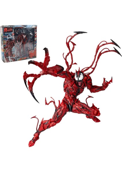 Carnage Legends Serisi - 7 Inç Carnage Aksiyon Figürü - Carnage Oyuncak - Koleksiyonluk Carnage Figürü - Carnage Bebek Modeli Heykel Oyuncak Hediye (Carnage) (Yurt Dışından)