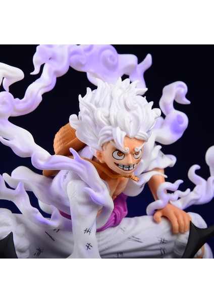 Luffy Aksiyon Figürü, Dişli 5 Luffy Anime Oyuncak Modeli Şekil Heykeli Pvc Karakter Model Oyuncaklar Koleksiyonu Hediye Erkekler ve Kızlar Için Yaratıcı Karikatür Oyuncak (Yurt Dışından)