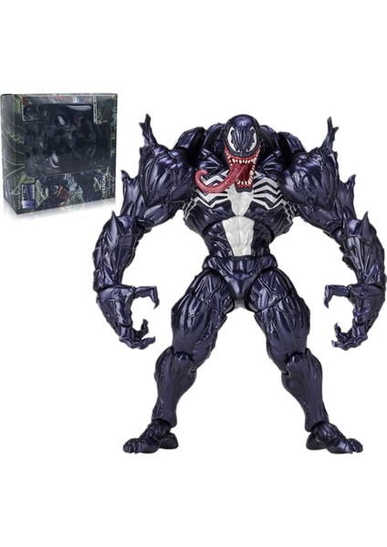 Venom Legends Serisi - 7 Inç Venom Aksiyon Figürü - Venom Carnage Oyuncak - Koleksiyonluk Venom Anime Aksiyon Pvc Şekil - Venom Bebek Modeli Heykel Oyuncak Hediye (Venom) (Yurt Dışından)