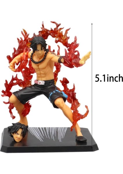 One Piece Portgas D Ace Figürü, Hayranlara Anime Modeli Hediyesi (Yurt Dışından)