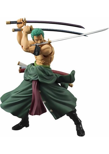 Anime Aksiyon Kahramanları Roronoa Zoro-Onigashima'daki Rai-, Shfiguarts Değişken Pvc Şekil Karakter Modeli Süsler Heykeli, Çok Renkli (Yurt Dışından)