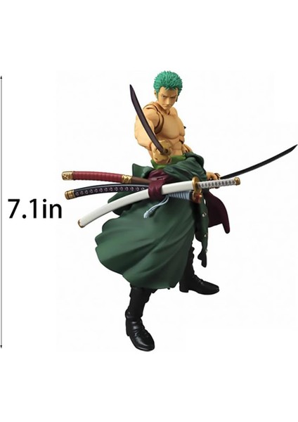 Anime Aksiyon Kahramanları Roronoa Zoro-Onigashima'daki Rai-, Shfiguarts Değişken Pvc Şekil Karakter Modeli Süsler Heykeli, Çok Renkli (Yurt Dışından)