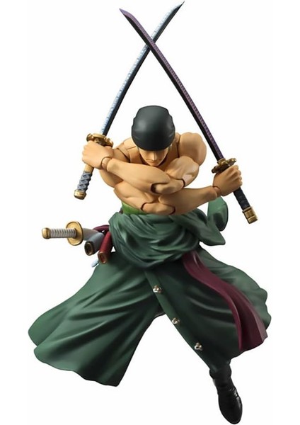 Anime Aksiyon Kahramanları Roronoa Zoro-Onigashima'daki Rai-, Shfiguarts Değişken Pvc Şekil Karakter Modeli Süsler Heykeli, Çok Renkli (Yurt Dışından)