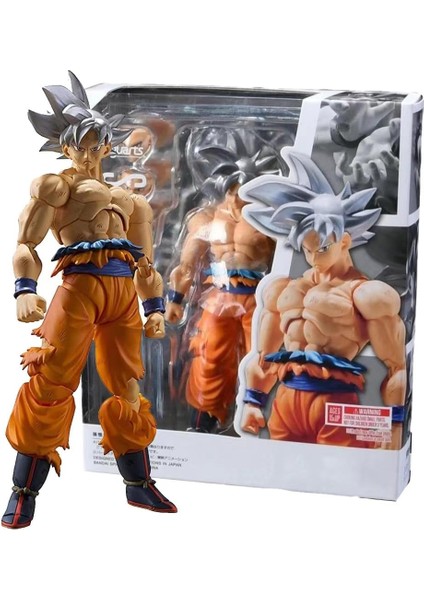 Inç Goku Aksiyon Figürü Anime Figürü, Çok Aksesuarlı Karakter Modeli ve Çoklu Eklemler Çocuklar Için En Iyi Hediye.(Beyaz Saç) (Yurt Dışından)