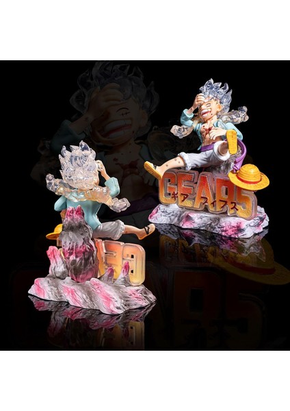 Luffy Şekil Dişli 5 Luffy Aksiyon Figürü Heykelleri Heykelcik Doğum Günü Hediyeleri 4" (Yurt Dışından)