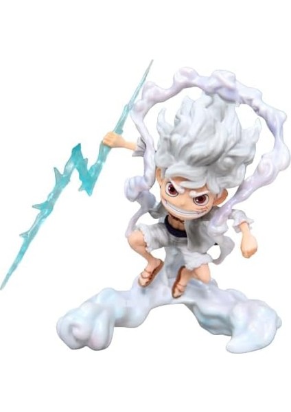 Aksiyon Figürü, Dişli 5 Luffy Anime Oyuncak Modeli Şekil Heykeli Pvc Karakter Model Oyuncaklar Koleksiyonu Hediye Hayranları Için Yaratıcı Karikatür Oyuncak (Nika2) (Yurt Dışından)