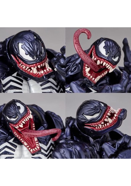 Venom Legends Serisi - 7 Inç Venom Aksiyon Figürü - Venom Carnage Oyuncak - Koleksiyonluk Venom Anime Aksiyon Pvc Şekil - Venom Bebek Modeli Heykel Oyuncak Hediye (Venom) (Yurt Dışından)