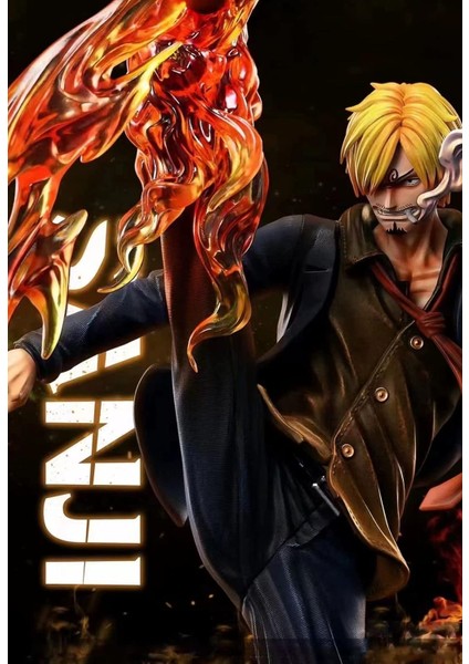 Sanji Şekil, Sanji Aksiyon Figürü Anime Heykeli Koleksiyon Model Hediye Oyuncak 13.77 Inç (Yurt Dışından)