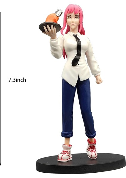 Makima Şekil, Testere Anime Figürü Heykelcik Pvc Karakter Model Oyuncaklar Masaüstü Süslemeleri Arkadaşlar Için (Yurt Dışından)