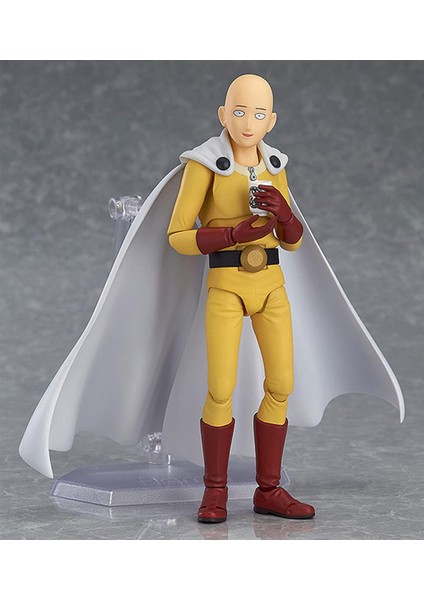 Saitama Aksiyon Figürü Anime Karakter Saitama Değiştirilebilir Yüz Hareketli Pvc Şekil Modu Masaüstü Süslemeleri Hediye (Yurt Dışından)