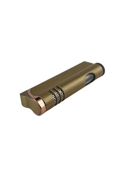 Şubu Tasarım Parmida Tek Torch Pürmüz Gold Metal Puro Çakmağı PCM0691