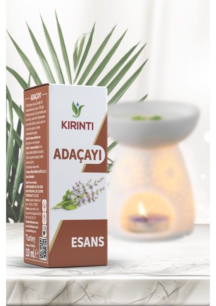 Adaçayı Kokulu Buhurdanlık Esansı 10 ml