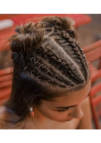 No.17 Boyutu Saç Takıları Dread Dreadlock Boncuklar Kolluklar Yüzükler Takı Dreadlock Tokaları Saç Aksesuarları (Yurt Dışından) modelleri