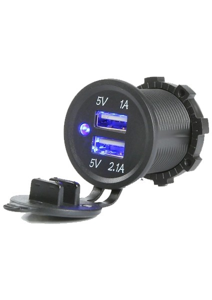 Çift USB Soket 12-24V 3.1A Karavan Için