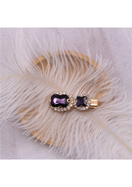 A28 Lüks Kristal Zirkon Saç Tokası - Zarif ve Vahşi Tarzda Şık ve Retro Saç Aksesuarı (Yurt Dışından)