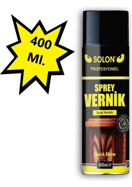 Profesyonel, Parlak Vernik Sprey Boya 400 ml