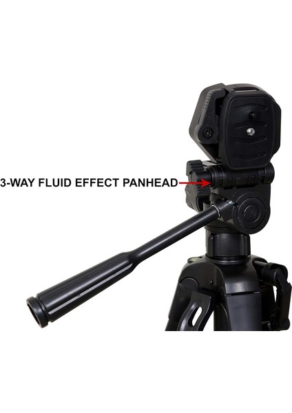 WT-3520 Kamera Video Cep Telefonu Tripod 140 cm Profesyonel Tripod