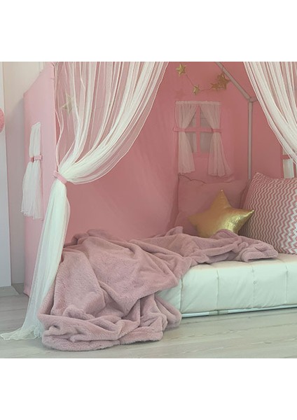 Oyun Evi Montessori Perdeli Pembe