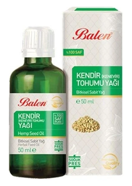 Kendir (Kenevir) Tohumu Yağı 50 ml