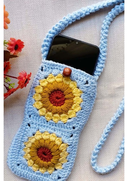 Vintage El Örgüsü Telefon Kılıfı Askılı modelleri